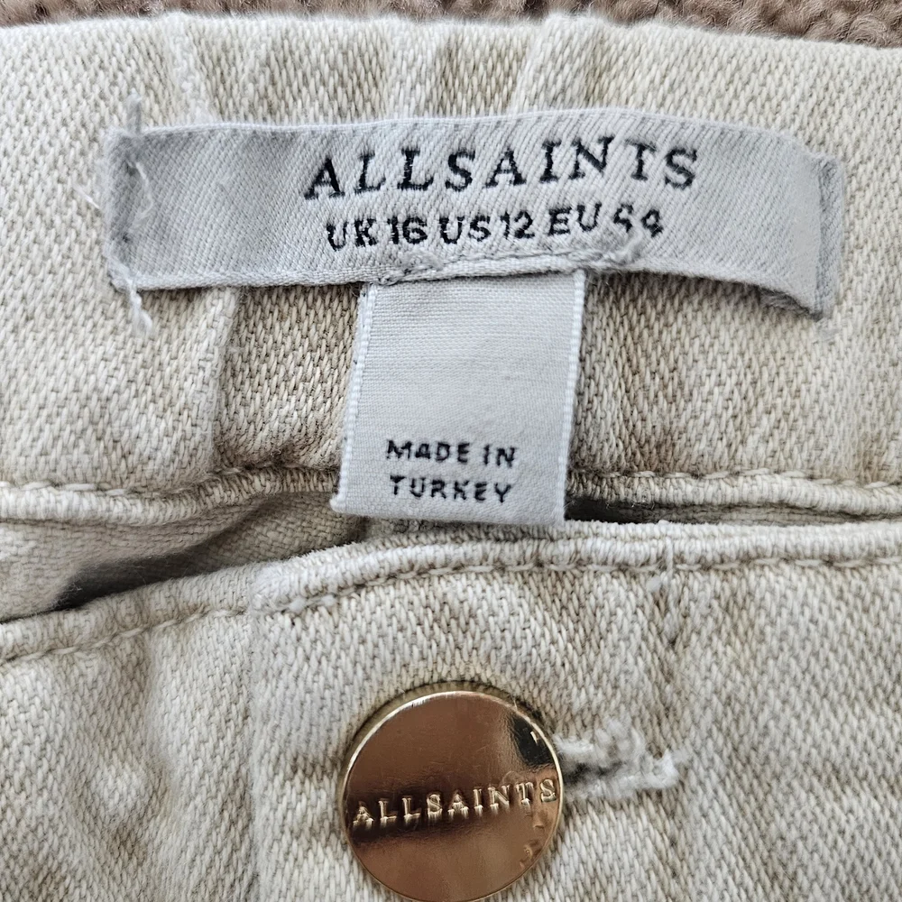 All Saints‎ Light Tan Cargo Pants Size 12 US - Picture 7 of 12